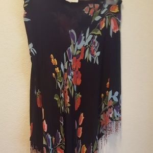 Gorgeous black and floral shawl